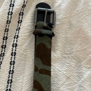 J crew woman’s camo belt